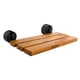 thumbnail image 1 of Asiento de ducha plegable Flngr 20, madera de teca, montado en la pared, 200 kg, 1 of 3