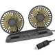thumbnail image 5 of Ventilador de coche, doble cabeza, 360 rpm, ajustable, ventilador de refrigeración eléctrico de 2 velocidades, se la la adaptaciónción a Dashdoard, barco, S - Encendedor de cig 12V, 5 of 5