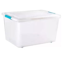 Reyplast - Caja Organizadora Suprema 38 Litros Traslucida