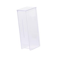 Bothyi - Caja De Pañuelos Montada En La Pared, Contenedor De Almacenamiento, Caja De Pañuelos Portátil Para Baño, Transparente, 21X5,8X7,8Cm