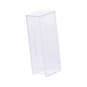 Bothyi - Caja De Pañuelos Montada En La Pared, Contenedor De Almacenamiento, Caja De Pañuelos Portátil Para Baño, Transparente, 21X5,8X7,8Cm