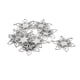 thumbnail image 4 of 10 Piezas De Filigrana Flor En Blanco Cabujón Bisel Ajustes DIY Colgantes Base, 4 of 5
