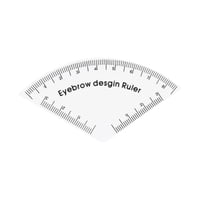 Magideal - Plantilla Para Cejas, Plantilla Para Cejas Para Mujeres, Versátil, Fácil De Usar, Herramienta Profesional Resistente Para Dar Forma, Regla Con Guía De