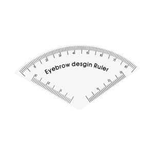 Magideal - Plantilla Para Cejas, Plantilla Para Cejas Para Mujeres, Versátil, Fácil De Usar, Herramienta Profesional Resistente Para Dar Forma, Regla Con Guía De