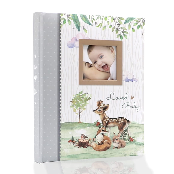 Libro de recuerdos para bebés Holoary First 5 Years Woodland Animals