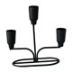 thumbnail image 2 of Candelabro De Metal, Portavelas Para Festivales, Aniversarios, Salas De Estar, Color Negro, 2 of 5