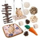 thumbnail image 1 of Set de Juguetes para Masticar Hámster Uucntr Zanahoria y Bolas Tejidas 12 Kits, 1 of 5
