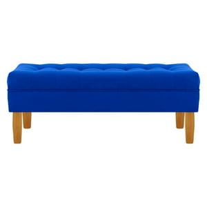 Bodevir - Banqueta Wood 2C Felpa 04 Azul Rey