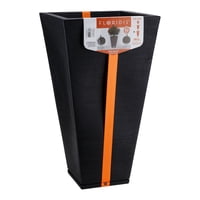 Floridis - Macetero Negro Zurique 74Cm Alto Con Plato