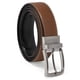 thumbnail image 1 of Cinturón Steve Madden vestido casual de cuero coñac/negro para hombre, 1 of 5
