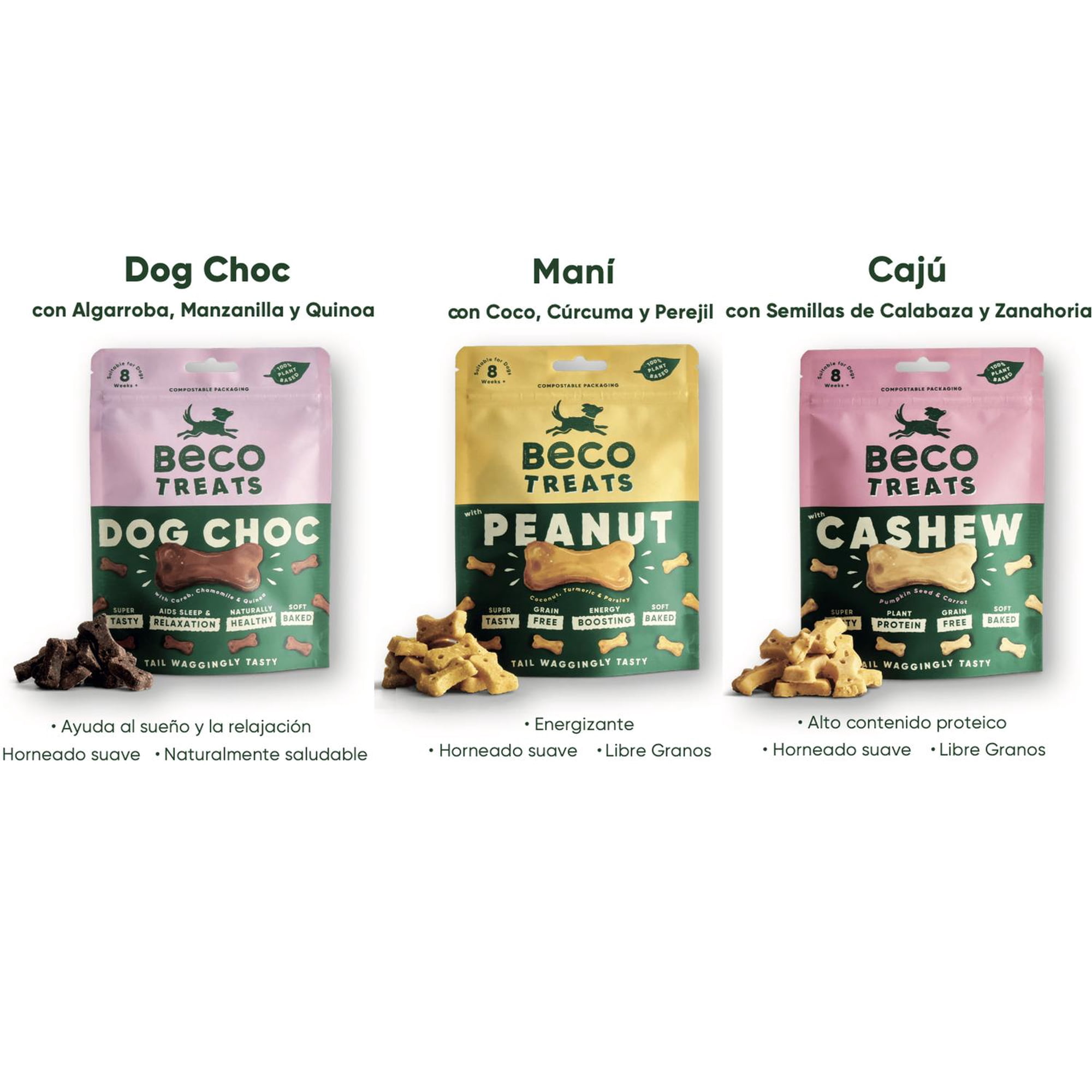 Pack Snack Beco Treats Chocolate Caju Y Maní 210g | Lider