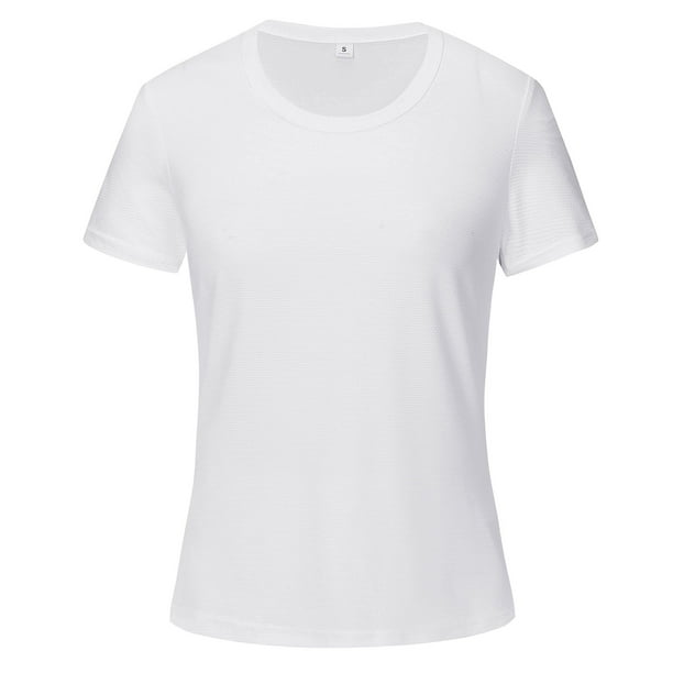 Polera Dry Fit Manga Corta Microperforada Deportiva Mujer