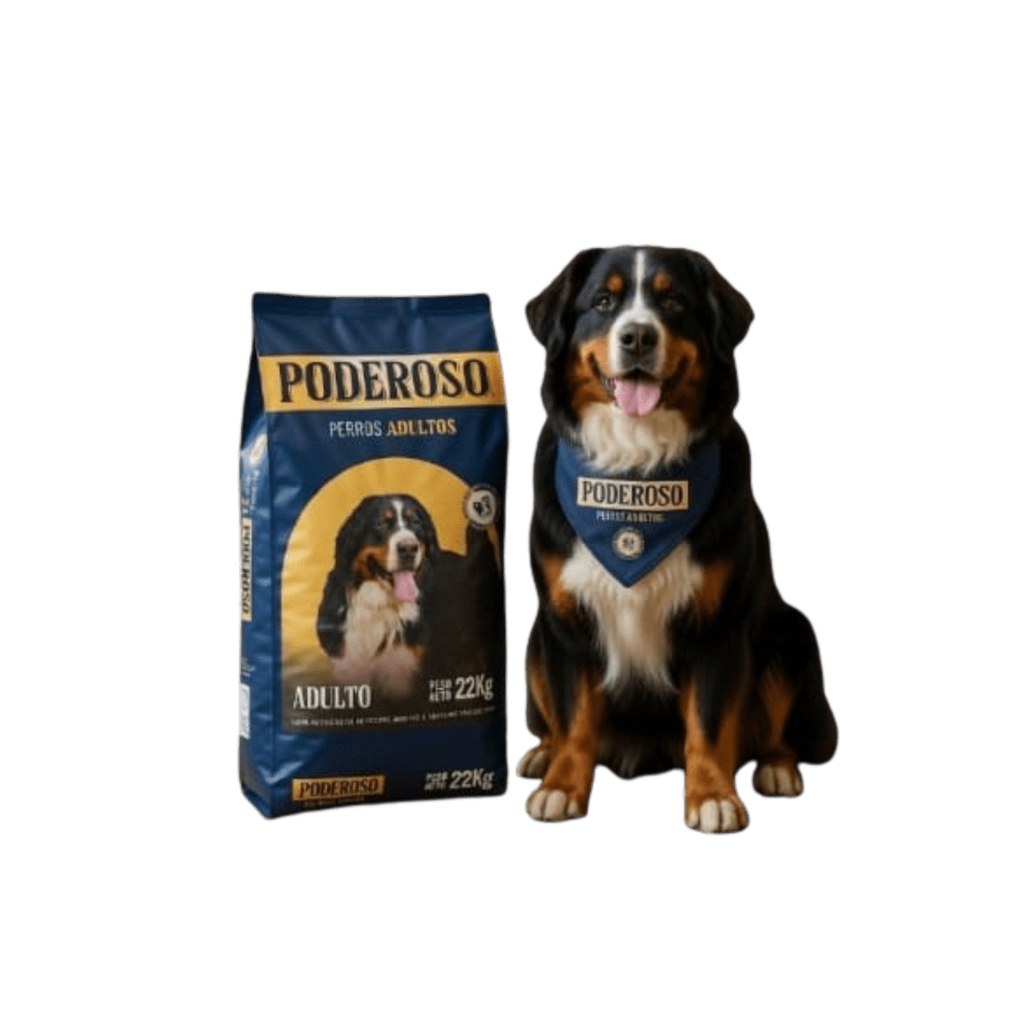 Alimento seco para perros Poderoso 22 kilos