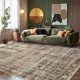 thumbnail image 3 of Alfombra de Área Rugxara 254 × 203 cm Marrón Lavable Vintage, 3 of 9