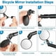 thumbnail image 3 of Espejo retrovisor para bicicleta, 2 unidades, convexo ajustable de 360°, para scooter eléctrico, HD, giratorio y ajustable., 3 of 5