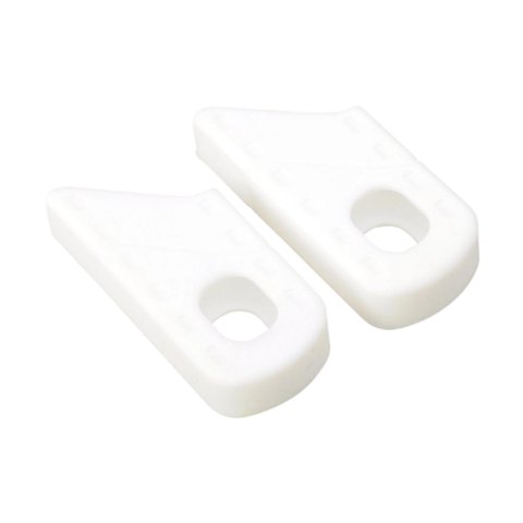 Ioensy - Protectores De Silicona Para Bielas De Bicicleta, Prácticos Protectores De Bielas Para Bicicleta De Carretera, Color Blanco