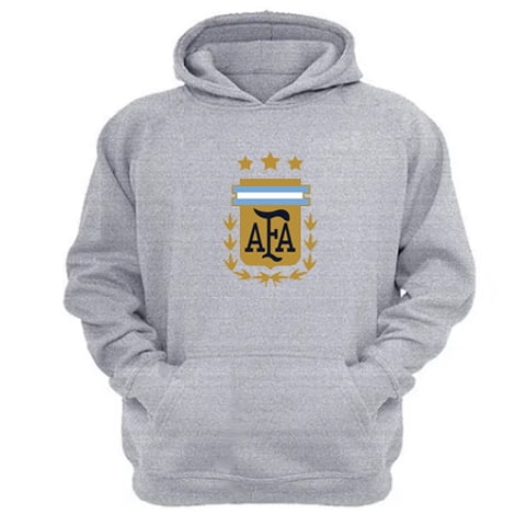 Genérico - Polerón Canguro Argentina Gris Claro Talla Xs Unisex