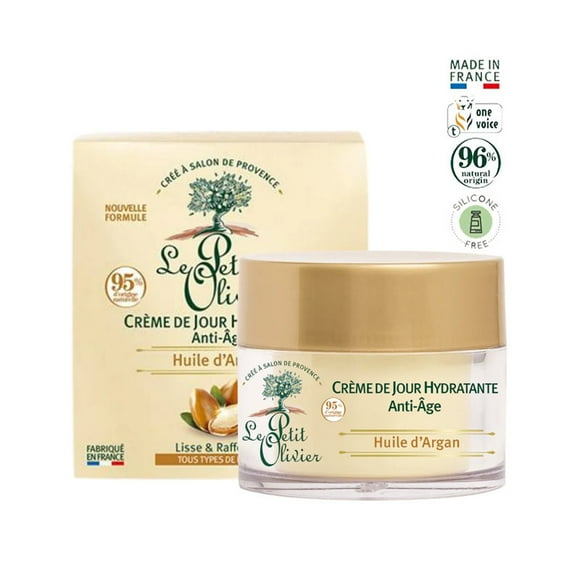 Crema Facial Hidratante Diurna Anti Age Argán Le Petit 50 Ml