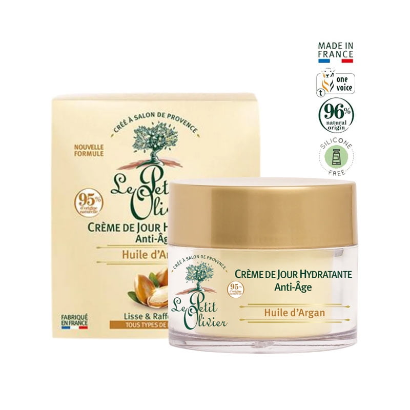 Le Petit Olivier - Crema Facial Hidratante Diurna Anti Age Argán Le Petit 50 Ml