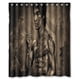 thumbnail image 1 of Cortina de ducha de Bruce Lee, con ganchos, 60 x 72 pulgadas, 1 of 3