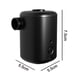 thumbnail image 5 of Bomba de aire portátil, bomba eléctrica para colchón inflable con batería de 3000 mAh, minibomba infladora con 4 boquillas, recargable por USB, inflado y desinflado rápido para flotadores de piscina, 5 of 8