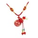 thumbnail image 1 of Vidrio Pequeña Calabaza Aceite Esencial Difusor Colgante Collar Botella De Perfume Rojo, 1 of 3