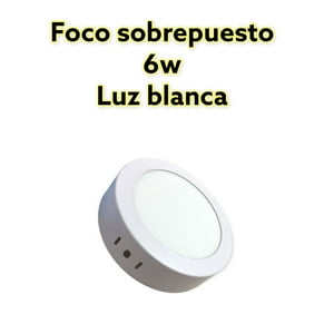 Mundo Eve - Foco Sobrepuesto Redondo 6W Blanca
