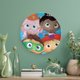 thumbnail image 5 of Super Why Plato decorativo de porcelana fina (bone china), plato decorativo de cerámica para hogar, oficina, soporte de pared, platos decorativos para dormitorio - 6 pulgadas (15 cm), 5 of 6