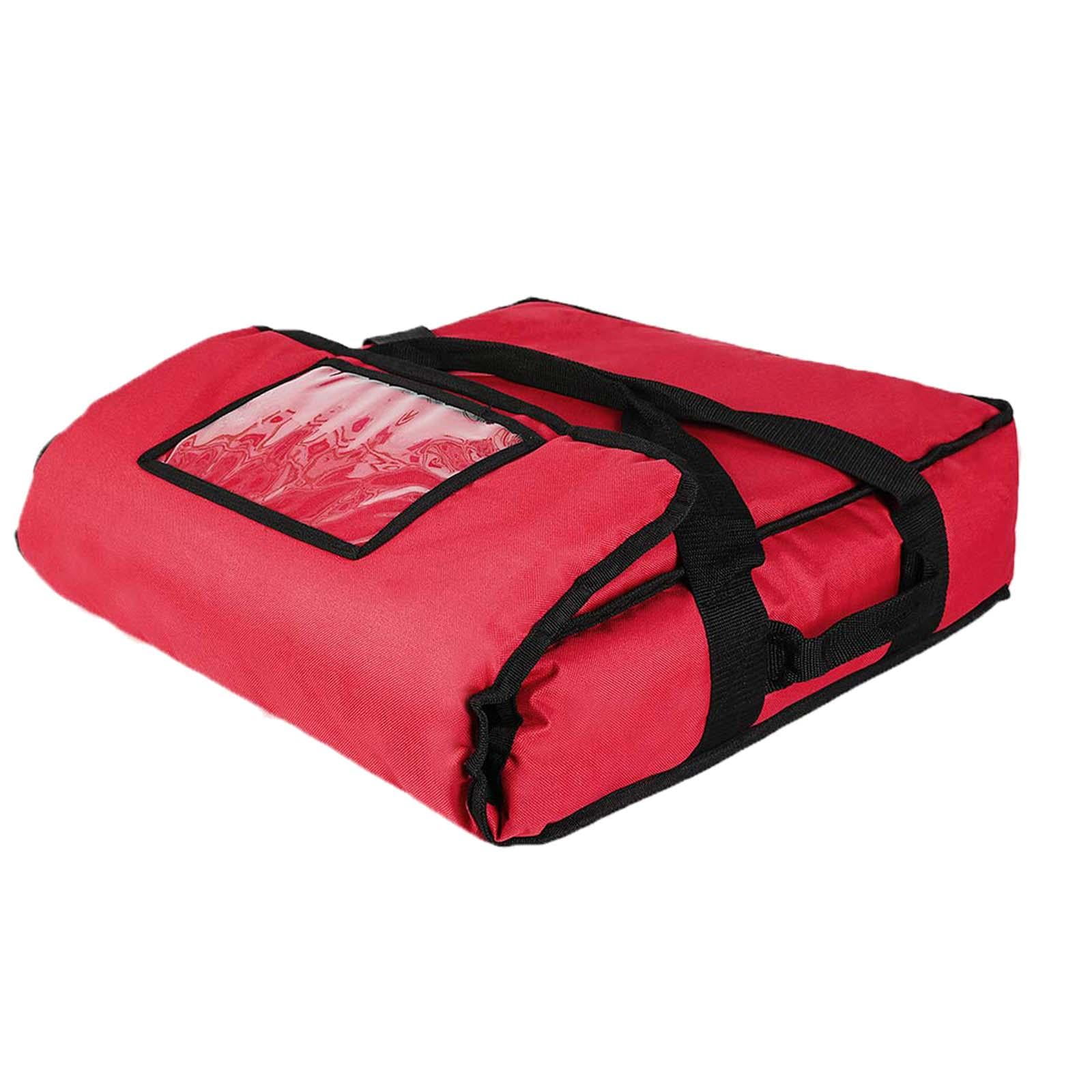 Bothyi - Pizza Develivey Bag Bolsa De Aislamiento De Entrega Para Catering Profesional Travel Red 50x50x25cm