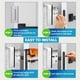 thumbnail image 5 of Cerradura de refuerzo de puerta Dwell+Good (paquete de 2), níquel, 5 of 9