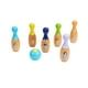 thumbnail image 1 of Juego de bolos Bluey Wooden Skittles para interiores y exteriores para niños de 3 años o más, 1 of 3