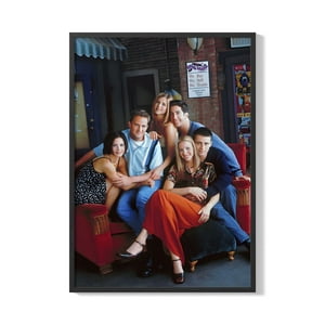 Creango - Cuadro Poster Enmarcado Friends Portada Decorativo