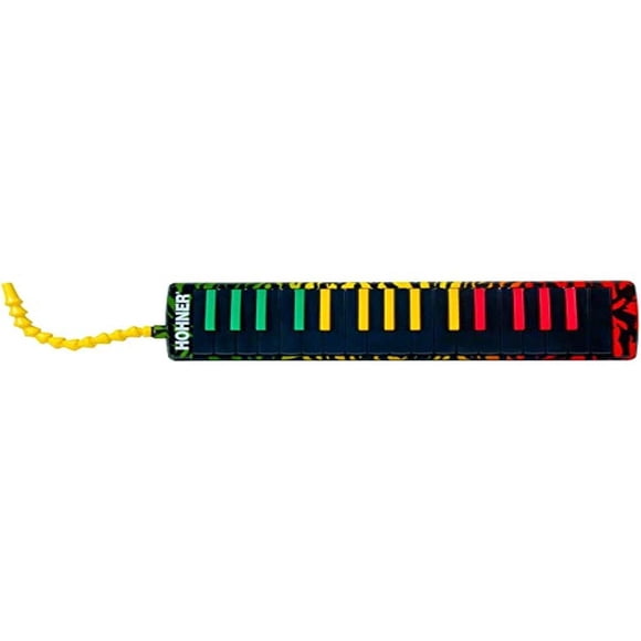 Melódica Hohner Airboard Rasta 32 con funda blanda