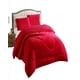 thumbnail image 2 of Cobertor Plush Con Chiporro Plaza Y Media Color Rojo, 2 of 4