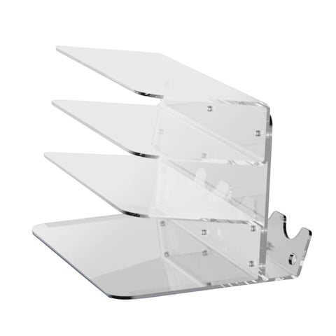 Bothyi - Estante De Almacenamiento Para Teclado Y Ratón, Soporte Para Teclado Que Ahorra Espacio Para Escritorio, Mesa De Hogar, Transparente