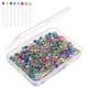thumbnail image 1 of Alfileres de costura iminoo 200 piezas multicolor 3,8 cm manualidades, 1 of 6