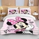 thumbnail image 1 of printed Minnie Girls pink Bedding Sets,exquisite Anime bed supplies set duvet cover bed comforter set bedding set Bed Sheets, 1 of 5