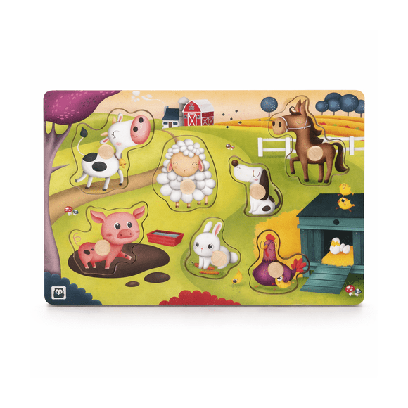 Puzzle Musical Animales De La Granja