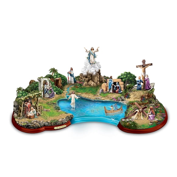 Escultura Thomas Kinkade La vida de Cristo en Bradford Exchange