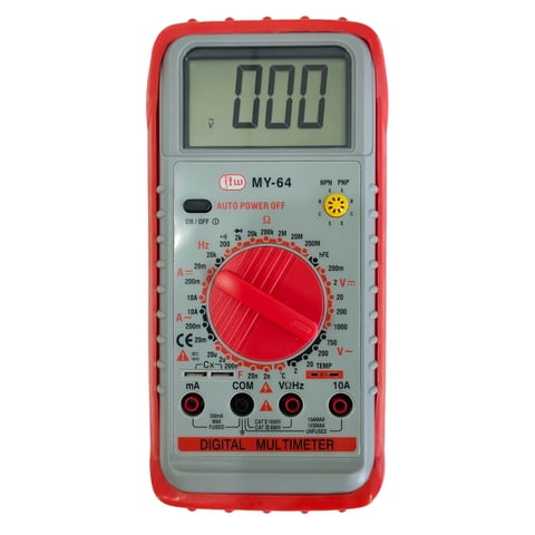Gen - Multitester Digital- Voltaje Y Corriente Ac / Dc / Resistencia My-64