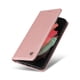 thumbnail image 3 of Funda Billetera de Cuero para Samsung Galaxy S21 Ultra con Tarjetero y Soporte - Tapa Magnética Rosa, 3 of 6