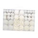 thumbnail image 1 of 100 Uds Adornos De Bolas De Navidad Colgantes De Navidad Para Aniversario Boda Festivo Blanco, 1 of 5