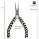 thumbnail image 4 of Pinzas de punta plana The Beadsmith Zebra Print de 12.7 cm, 4 of 7
