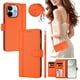 thumbnail image 2 of Xiaomi Redmi Note 17 Pro Max 5G Funda Billetera con Cierre Magnético, Naranja, 2 of 6