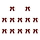 thumbnail image 5 of 12 Lazos De Terciopelo Para árbol De Navidad, Lazos Para Puerta De Entrada, Color Vino Tinto, 5 of 5