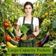 thumbnail image 4 of Delantal jardinería cosecha campo sin esfuerzo recolección fruta bolsa interna mujer, 4 of 7