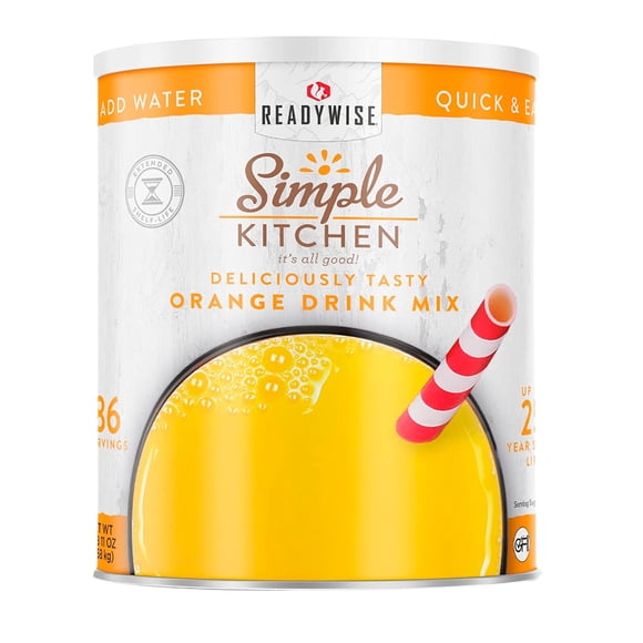 Mezcla de Bebida ReadyWise Naranja 86 Porciones 58 kg
