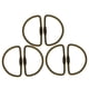 thumbnail image 3 of 6 Piezas Peque?o Tornillo Cerradura Llavero Llavero Colgante Hebilla 2 Pulgadas En Forma De D Bronce, 3 of 5