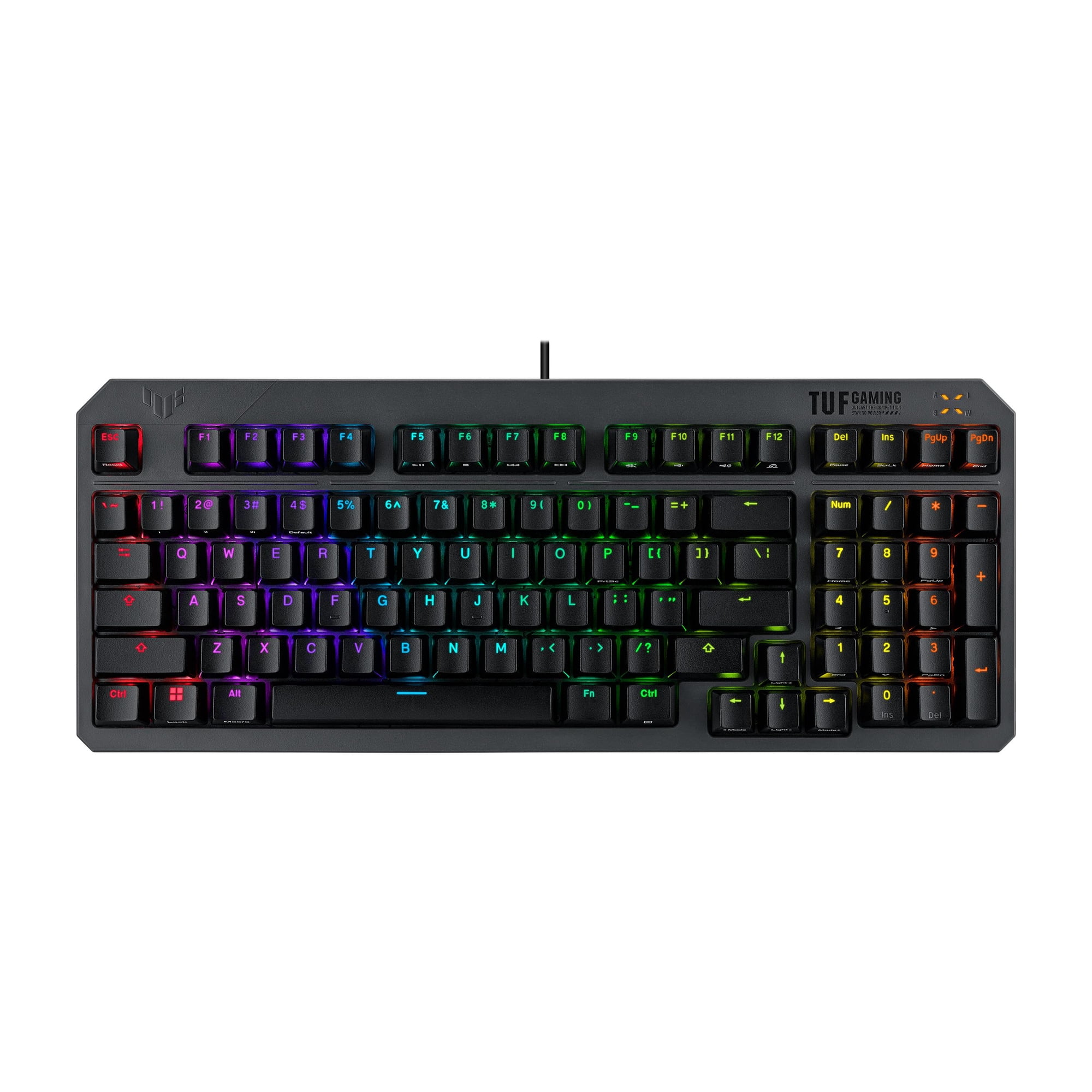 Teclado Para Juegos Asus Tuf Gaming K3 Gen Ii Con Cable Usb Negro