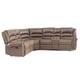 thumbnail image 4 of Sofá Seccional Reclinable Moderno 5 Cuerpos + Consola Castle, 4 of 14